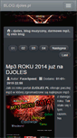 Mobile Screenshot of blog.djoles.pl